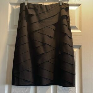 White House black market size 10 instantly slimming black skirt